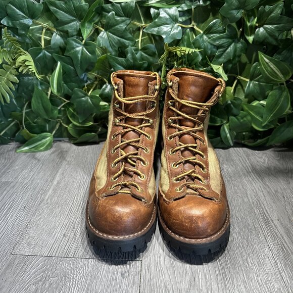 Vintage 1967 Danner & REI Men\'s Hiking Brown Leather Boots, Size 7  USA Made. main image 10